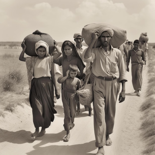 Foto pakistan india spartizione 1947