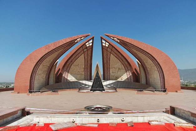 Pakistan Monument on Shakarparian Hills Islamabad