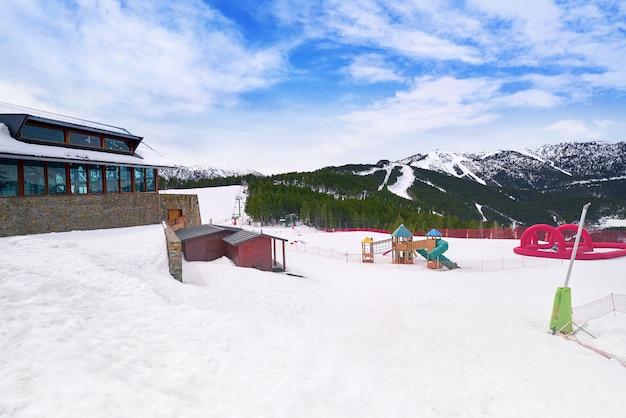 Pal ski resort in Andorra Pyrenees