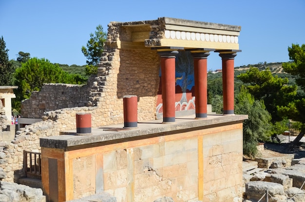 Palace of Knossos Crete Greece Museum of the Minotaur