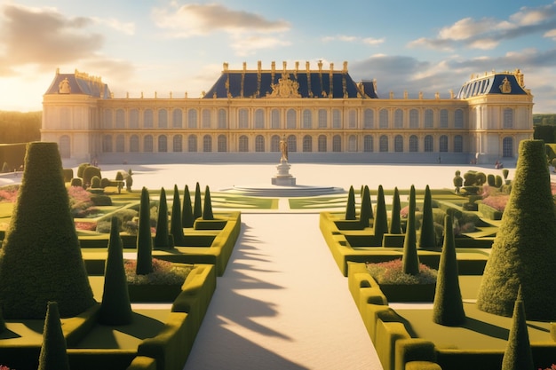 Palace of Versaille architecture building background