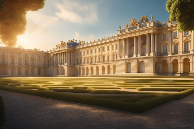 Palace of Versaille architecture building background