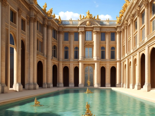 Palace of Versailles ai generated