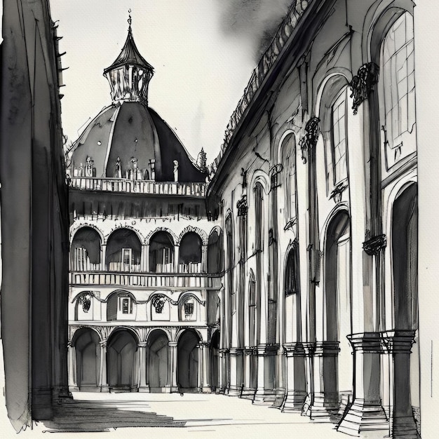 Версальский дворец Живопись древней архитектуры