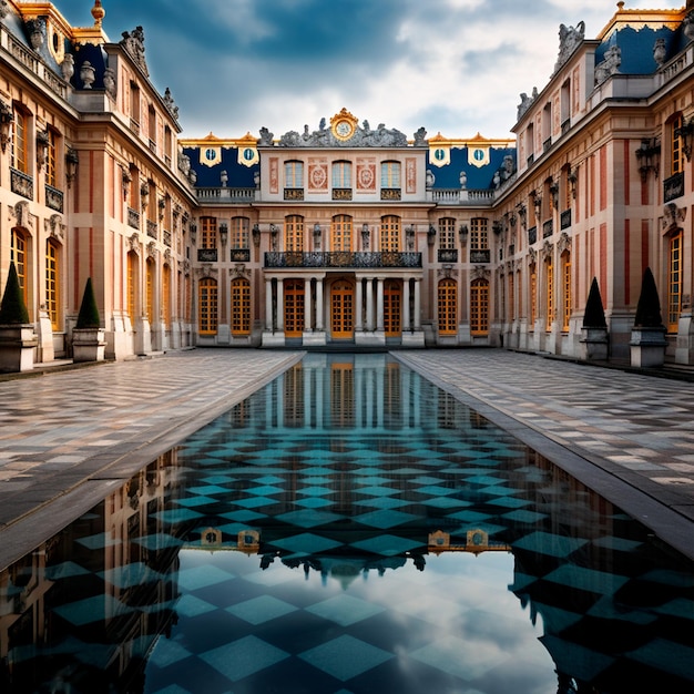 Palace of Versailles rich interior