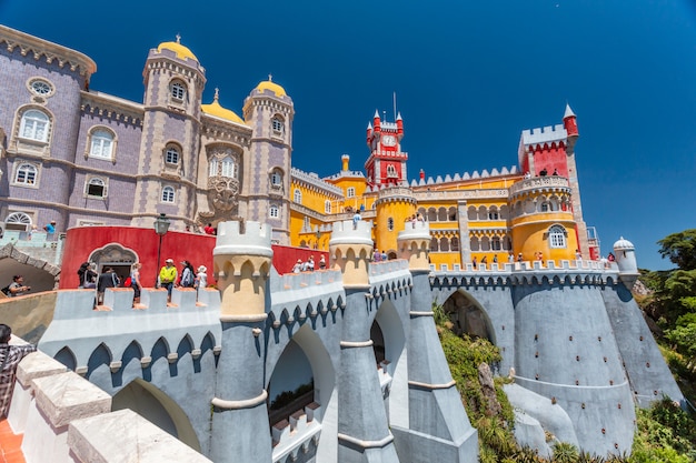 Palacio da Pena - Sintra, Lisboa, Portugal, Europe. 