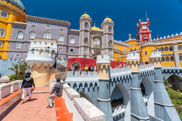 Palacio da Pena - Sintra, Lisboa, Portugal, Europe. 