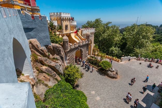 Palacio da pena - sintra, lisbona, portogallo, europa.