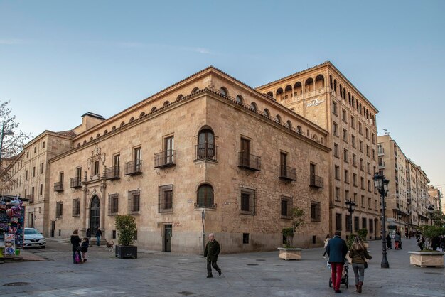 Palacio de Garcigrande gebouw van het hoofdkwartier van de oude Caja Duero in Salamanca