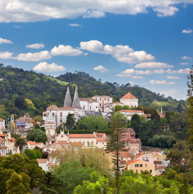 Palacio Nacional de Sintra Королевский дворец Португалия