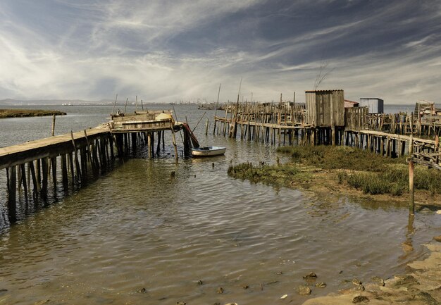 Palafitico haven van Carrasqueira in Portugal