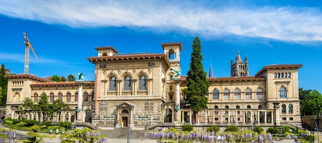 The Palais de Rumine in Lausanne Switzerland