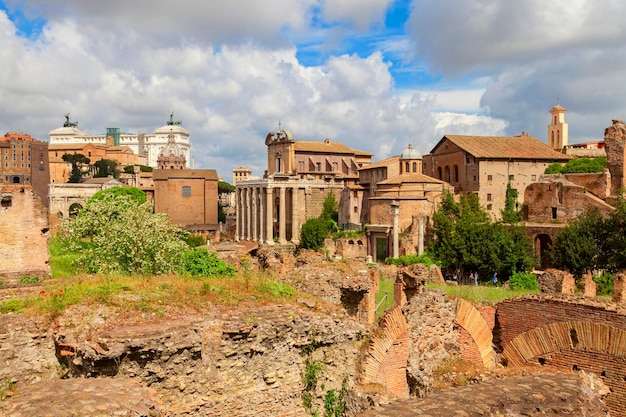 Palatine ruins view