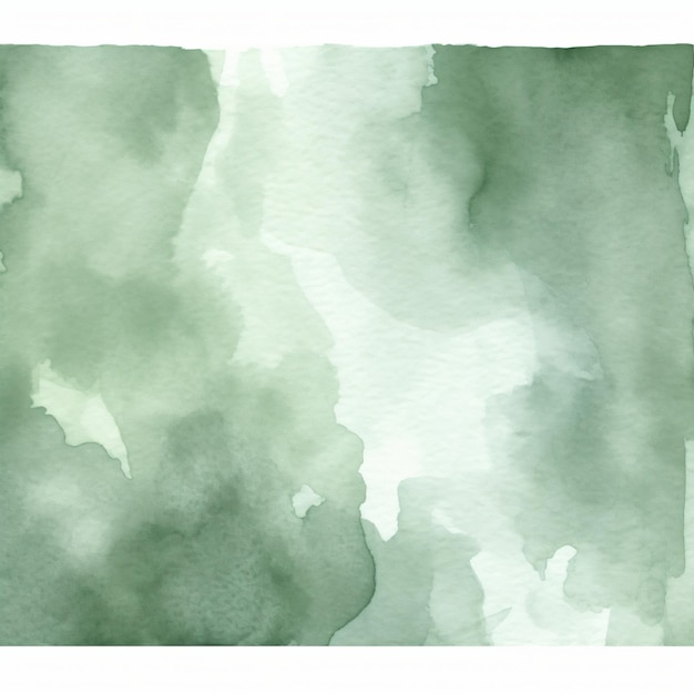 Pale gray blue green abstract watercolor drawing