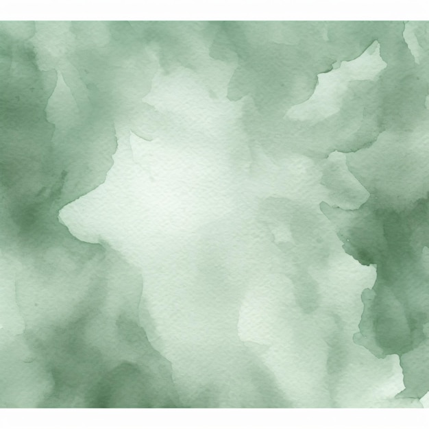 Pale gray blue green abstract watercolor drawing