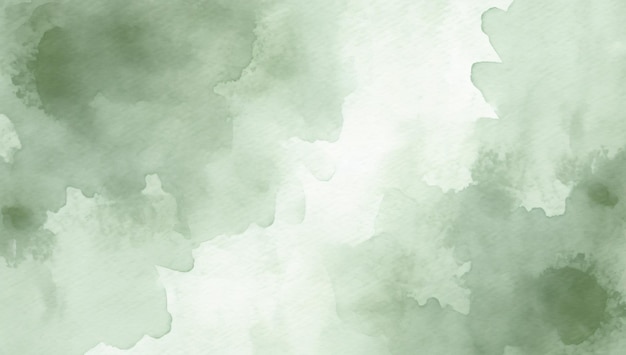Pale gray blue green abstract watercolor drawing