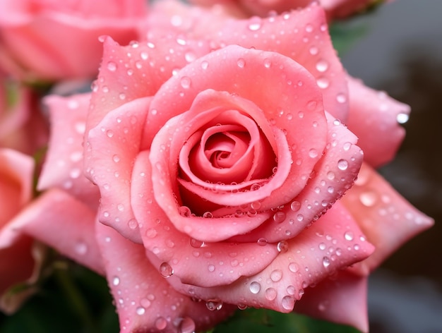 Pale Pink Rose CloseUp