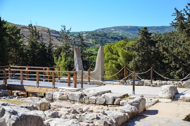 Paleis van Knossos Kreta Griekenland Museum van de Minotaurus