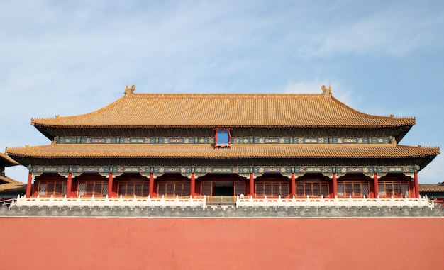 Paleis verboden stad in peking, china