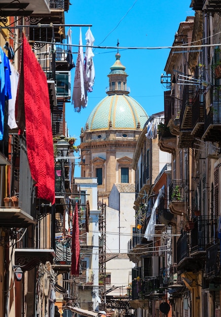 Palermo city view Sicily Italy