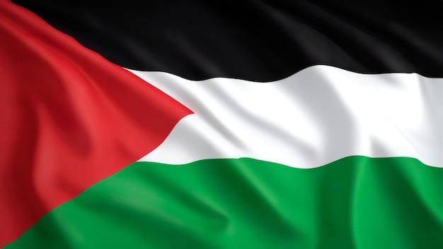 Palestijnse vlag achtergrond Full frame AI generatief