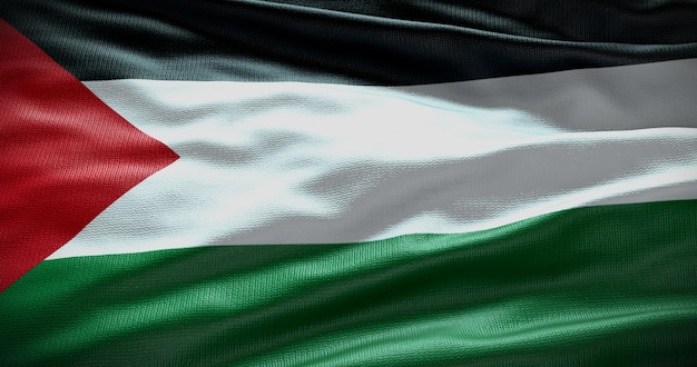 Palestina nationale vlag achtergrond illustratie Symbool van het land