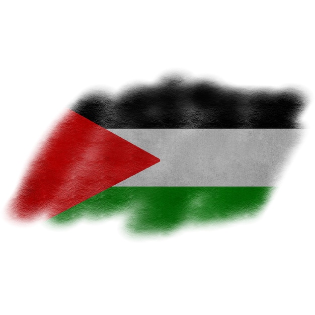 Palestine Brush Flag