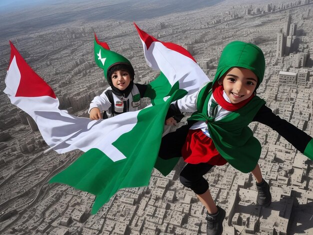 Photo palestinian children release balloons and messages across the sea to reach the world it is our righ