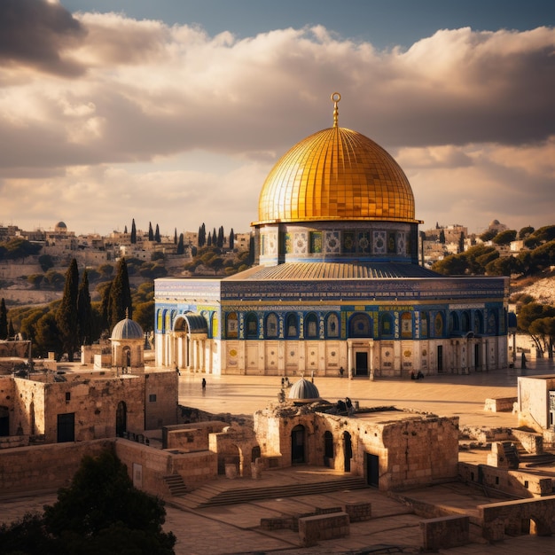 The Palestinian mosque alAqsa Close view