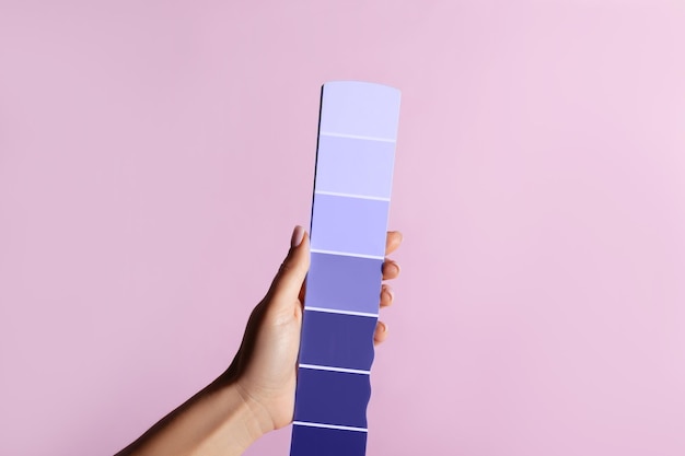 Paletcatalogus met kleurstalen Nieuw 2022 trending PANTONE 173938 Very Peri color