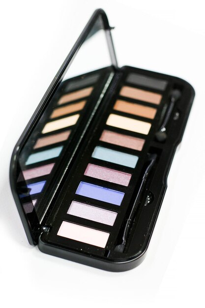 Palette set of eye shadow cosmetics