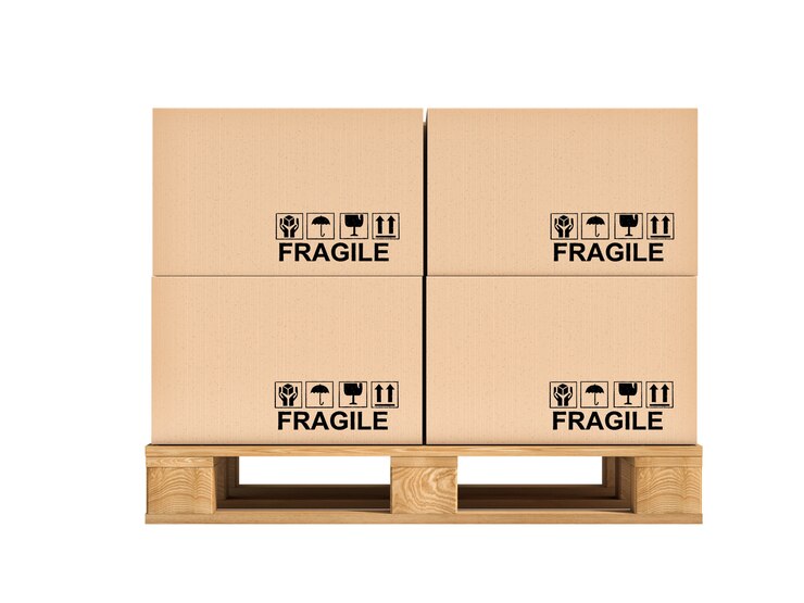 Foto pallet en dozen