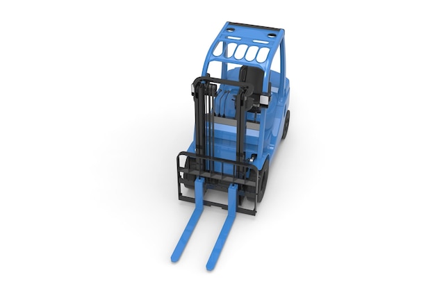 Pallet forklift 3d illustration image