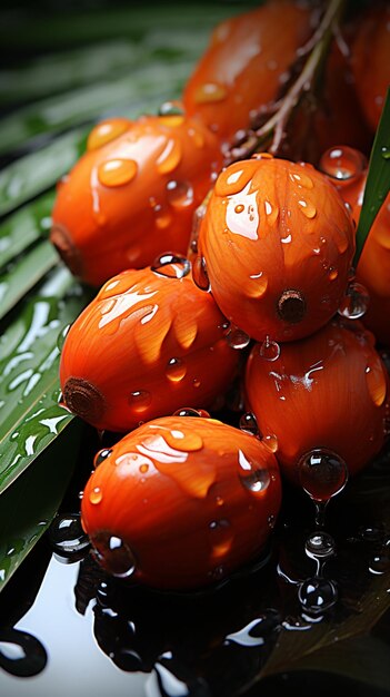 Palm fruit tropical plant for making oil kernel for cooking