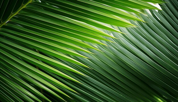 Palm leaf closeup