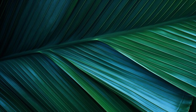 Palm leaf closeup