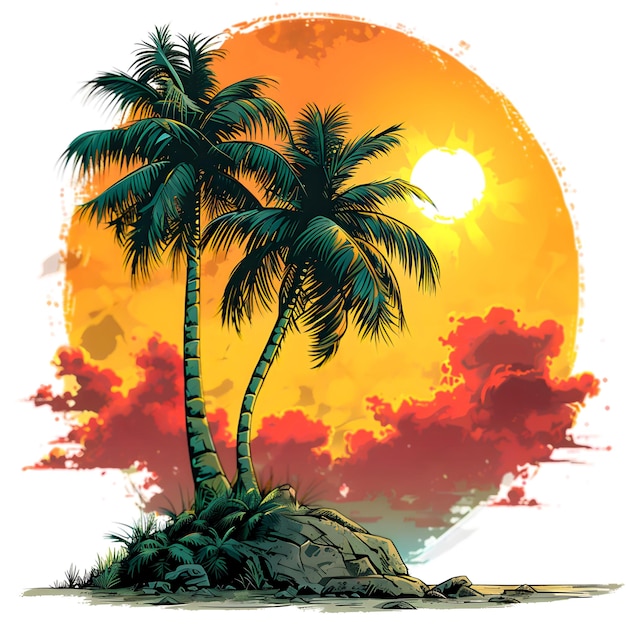 Photo palm tree clipart