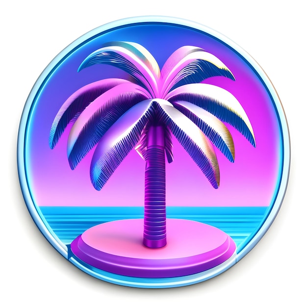 Palmboom vectorillustratie