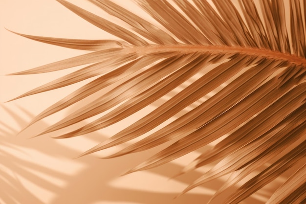 Palmboom zonnige achtergrond Illustratie AI GenerativexA