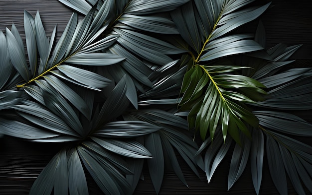 Palms tree mock up background