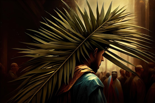 PalmSunday on the occasion of Jesus' entry into Jerusalem