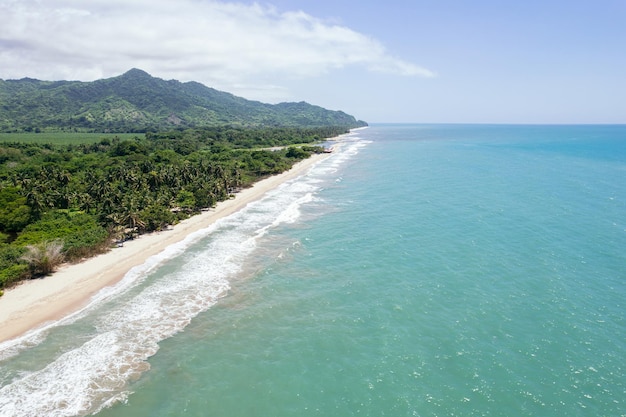 Palomino's beach at La Guajira Colombia