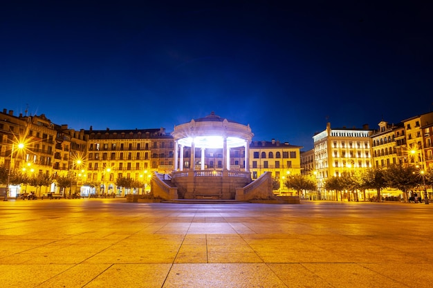 Pamplona Navarra Spanje plaza del Castillo plein