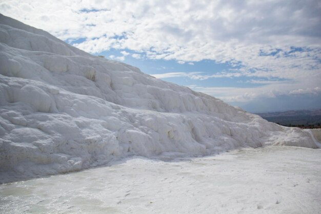 Photo pamukkale city in turkey