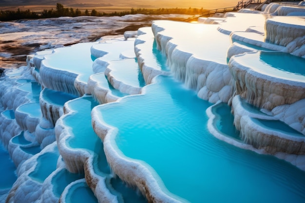 Pamukkale's Majestic Thermal Springs Turkey's Breathtaking Natural Baths and Landmark