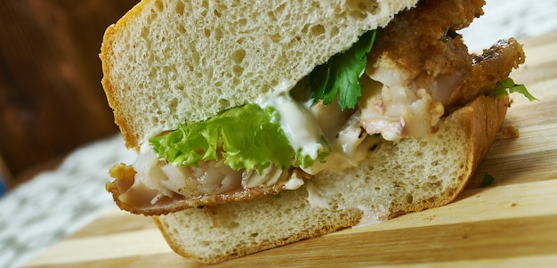 Pan-Fried Catfish Topped With Creole Mayonnaise