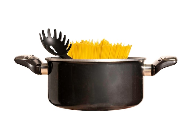 Pan of spaghetti special spoon fork skimmer for spaghetti