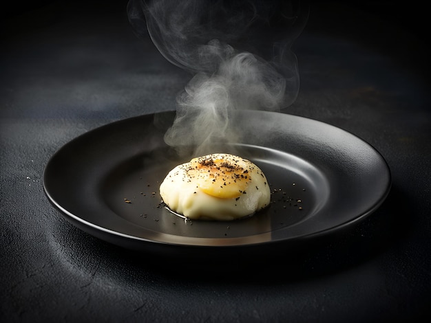 a pan with a pan of egg on it and a pan of flour on the table