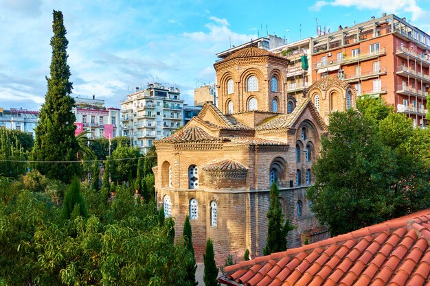 Panagia Chalkeon-kerk - Oude Byzantijnse kerk onder stadsgebouwen, Thessaloniki, Griekenland