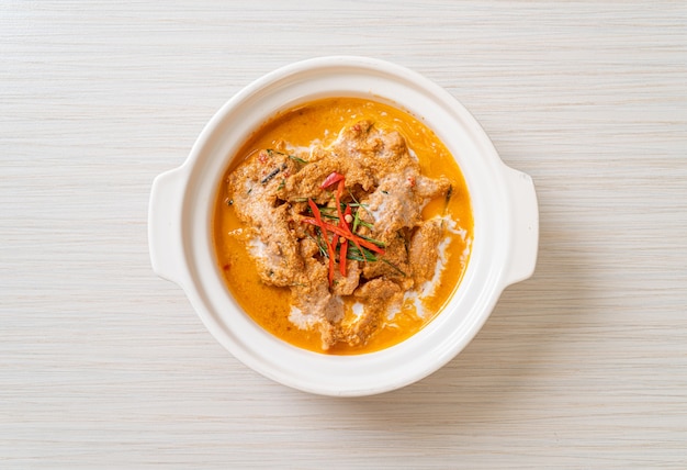 panang curry met varkensvlees